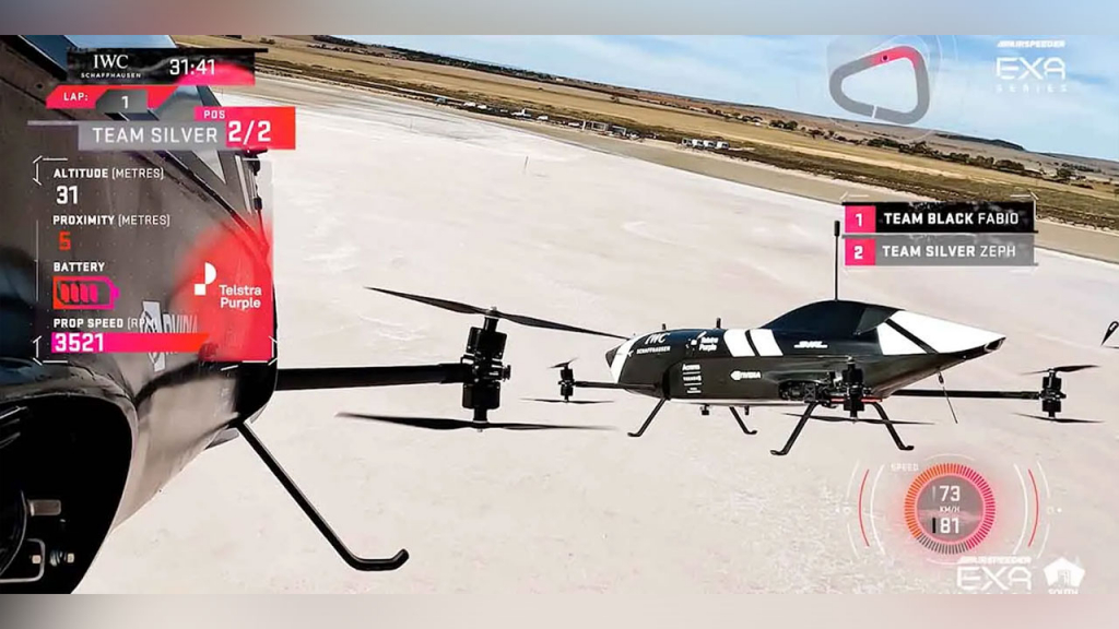 Airspeeder, uçan yarış araçları ile ilk mücadeleyi yaptı [Video]